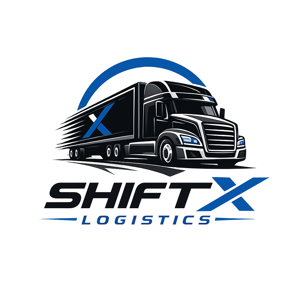 Ship X Logistics Shipping Logo